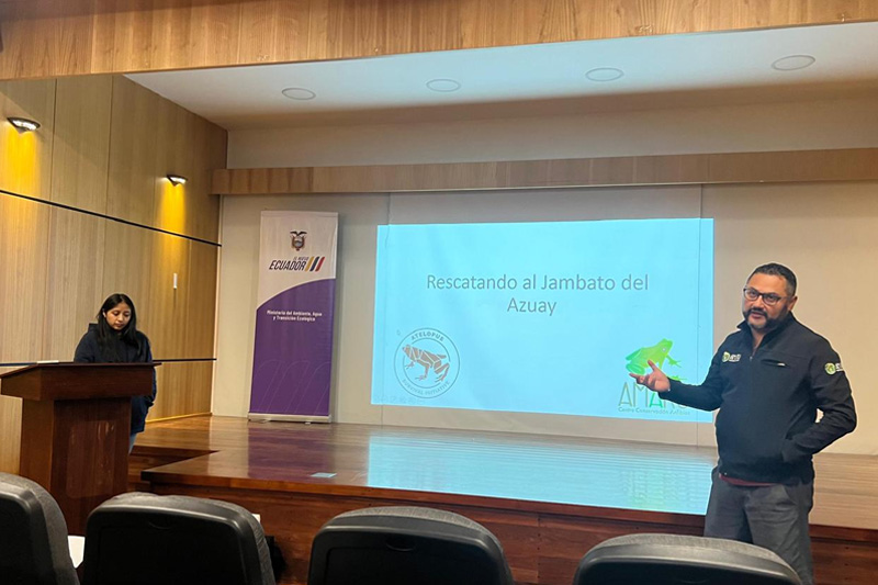 Estrategias de conservación de anfibios en el Corredor Sangay Podocarpus