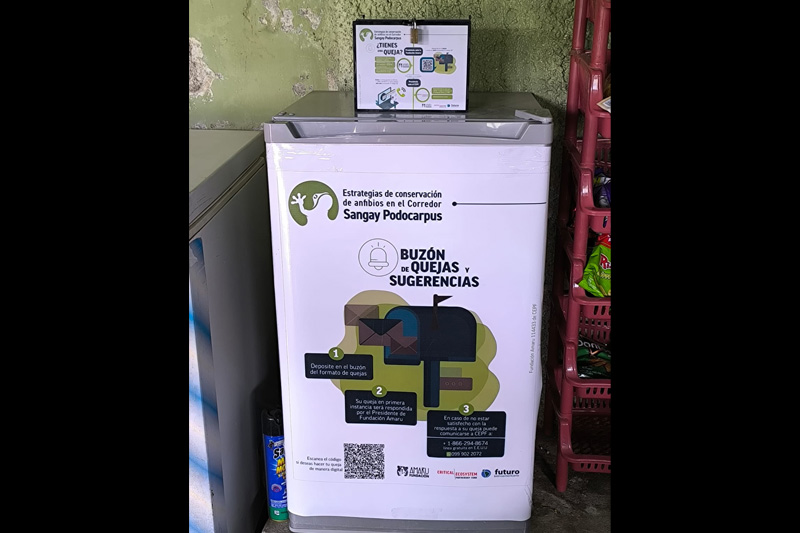 Estrategias de conservación de anfibios en el Corredor Sangay Podocarpus