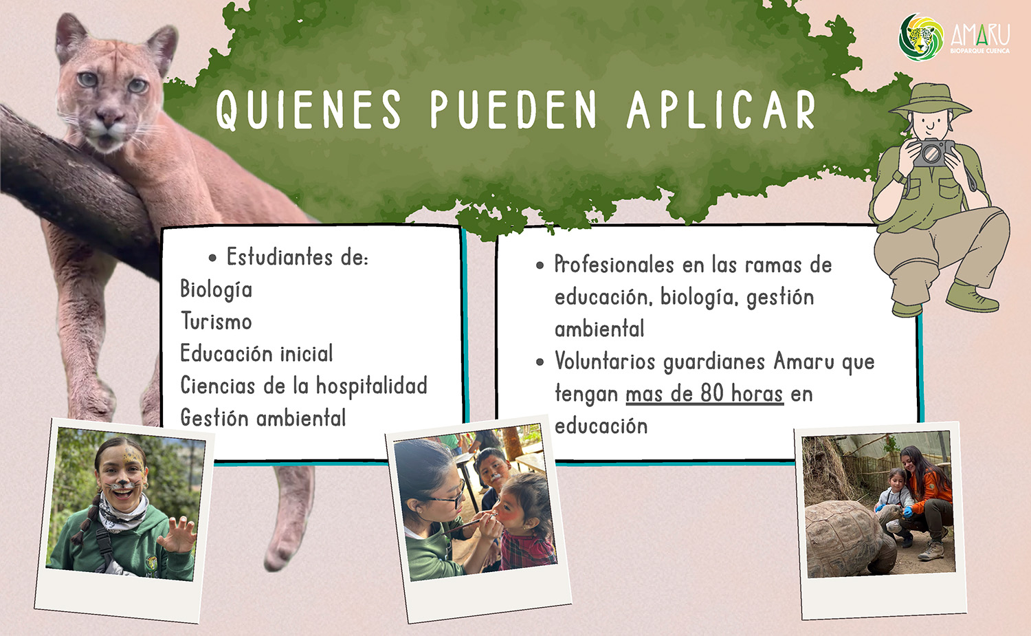 Programa Educadores - Amaru Bioparque Cuenca