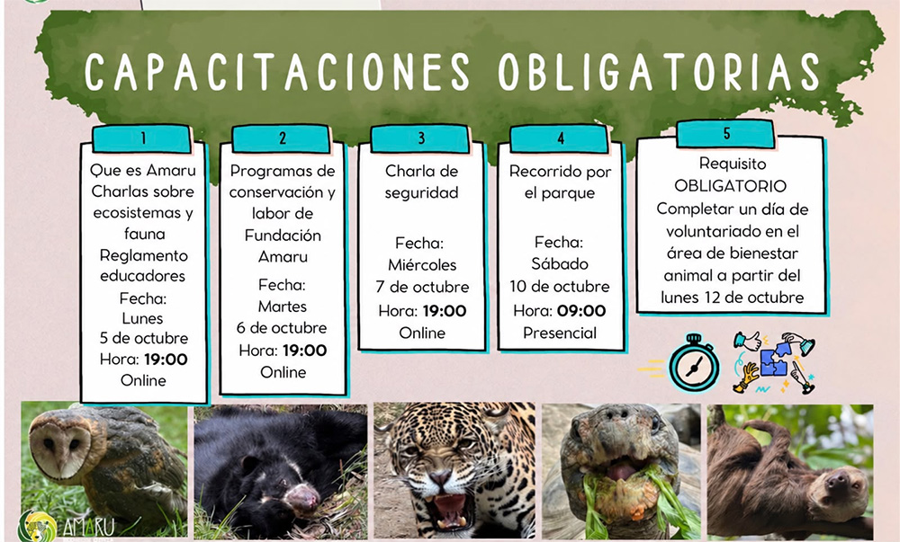 Programa Educadores - Amaru Bioparque Cuenca